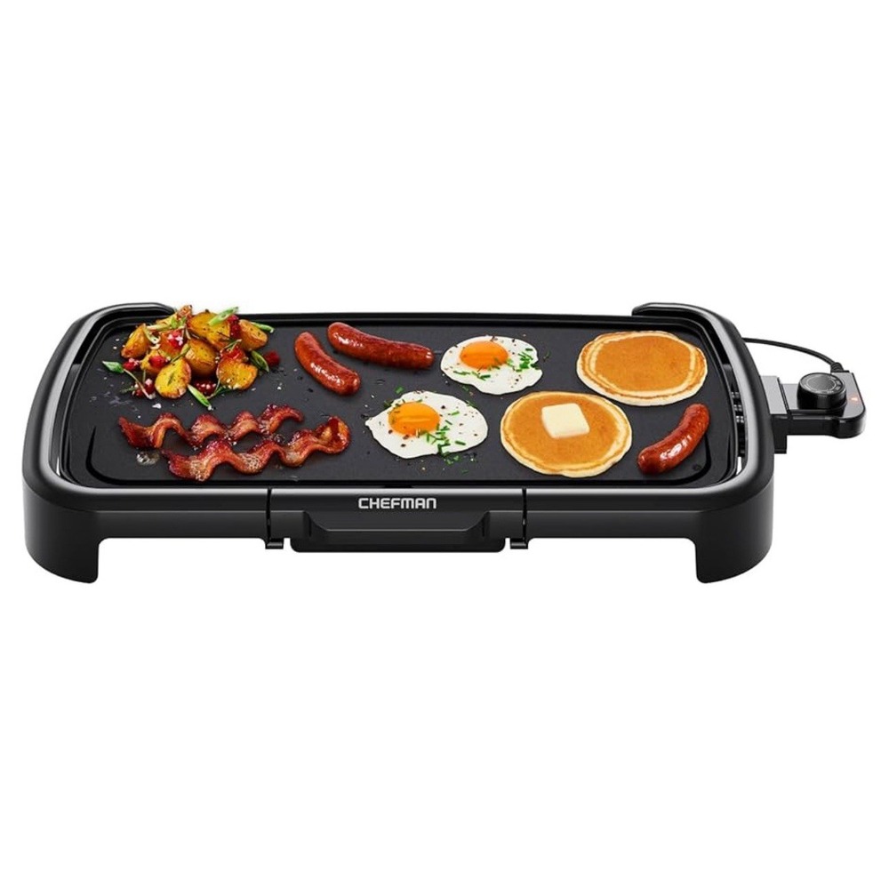Chefman XL Electric Griddle with Removable Temperature Control